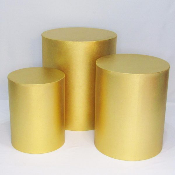 trio-de-cilindros-capa-metalizada-dourada
